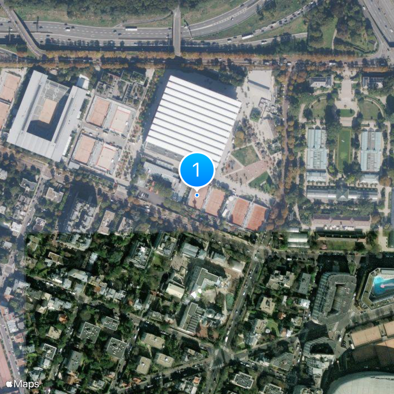 Stade Roland-Garros Carte