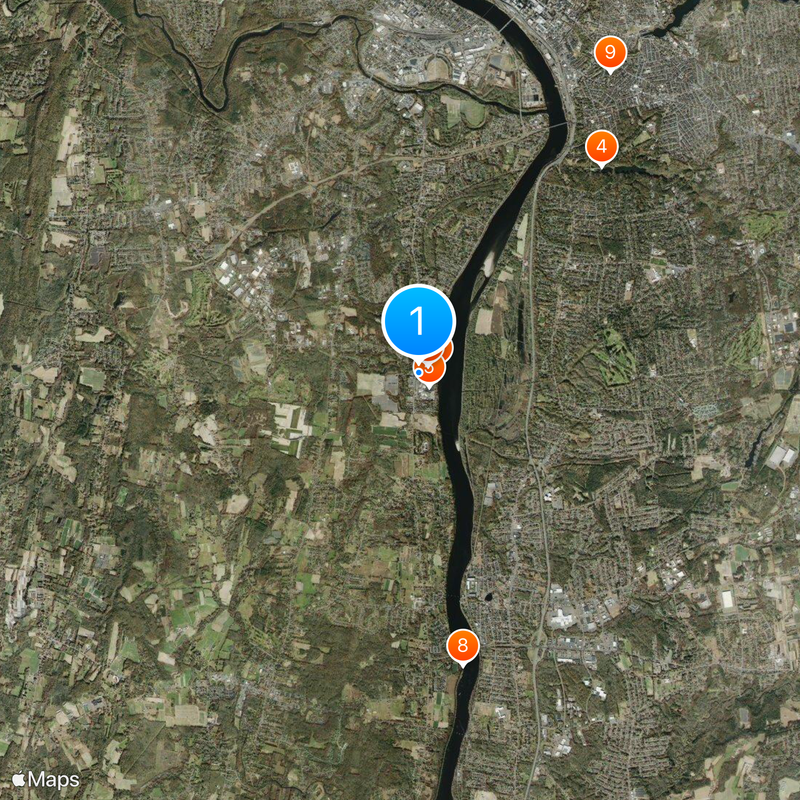 Six Flags New England Mapa