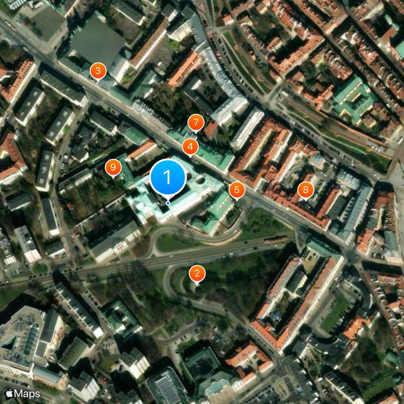 Emergency medical services in Poland Mappa