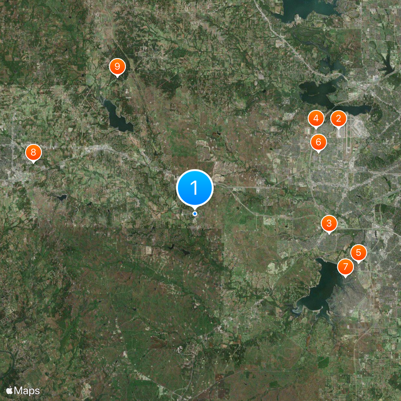 Aledo Map
