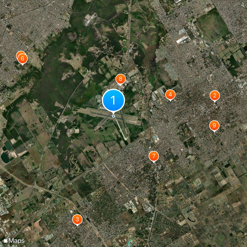 Ministro Pistarini International Airport Map