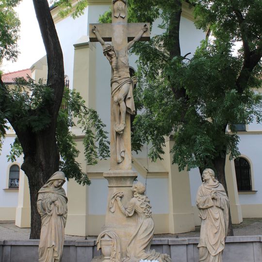 Kalvária, súsošie-kríž s korpusom