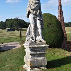 Male Statue, 5 Metres South West Of The North West Corner Of Moat Surrounding Helmingham Hall