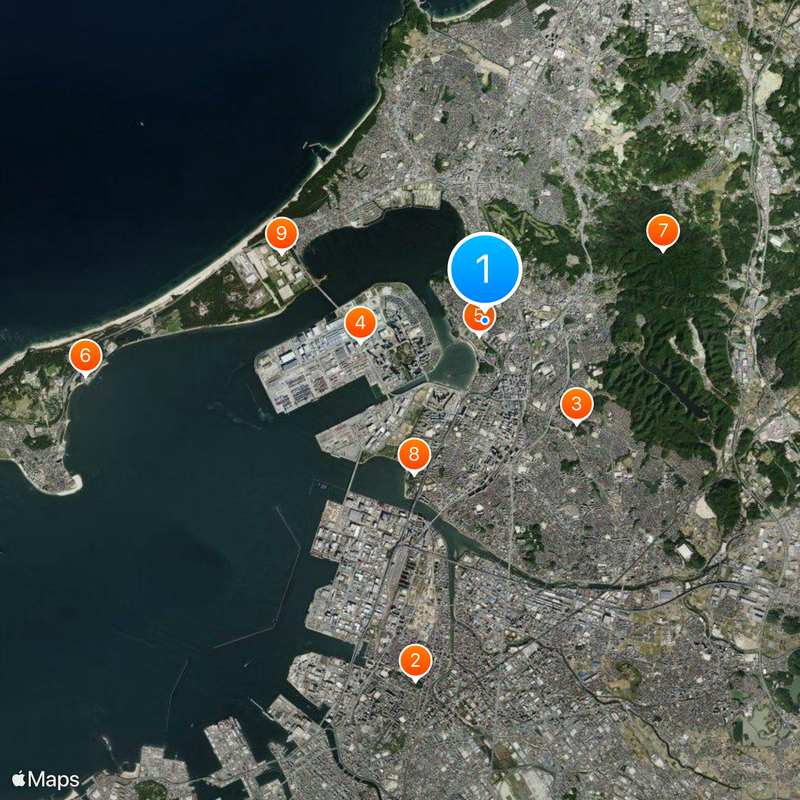 Kasumigaoka Senior High School Map