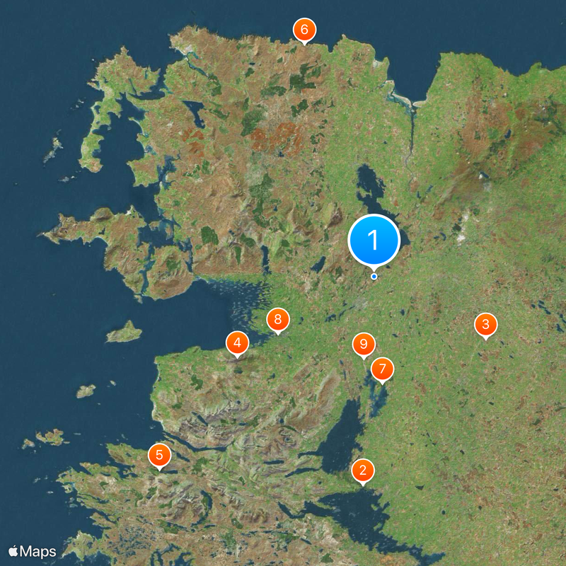 Condado de Mayo Mapa