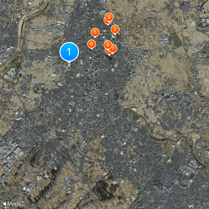 Shingashi River Map
