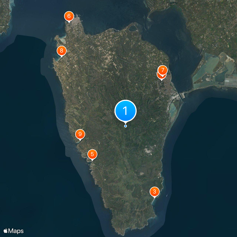 Ìsola di Sant'Antìoco Map