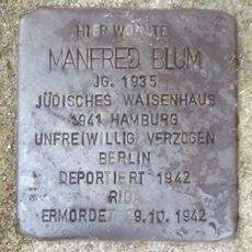 Stolperstein en memoria de Manfred Blum
