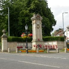 War Memorial and Attached Wall