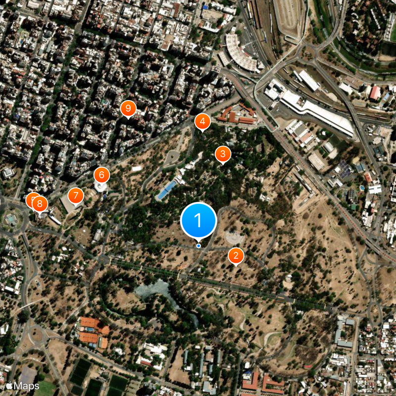 Parque Sarmiento Map