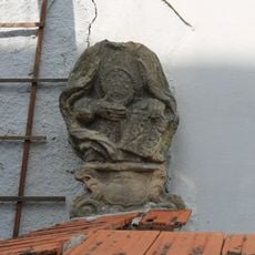 Sandsteinbüste heiliger Ignatius