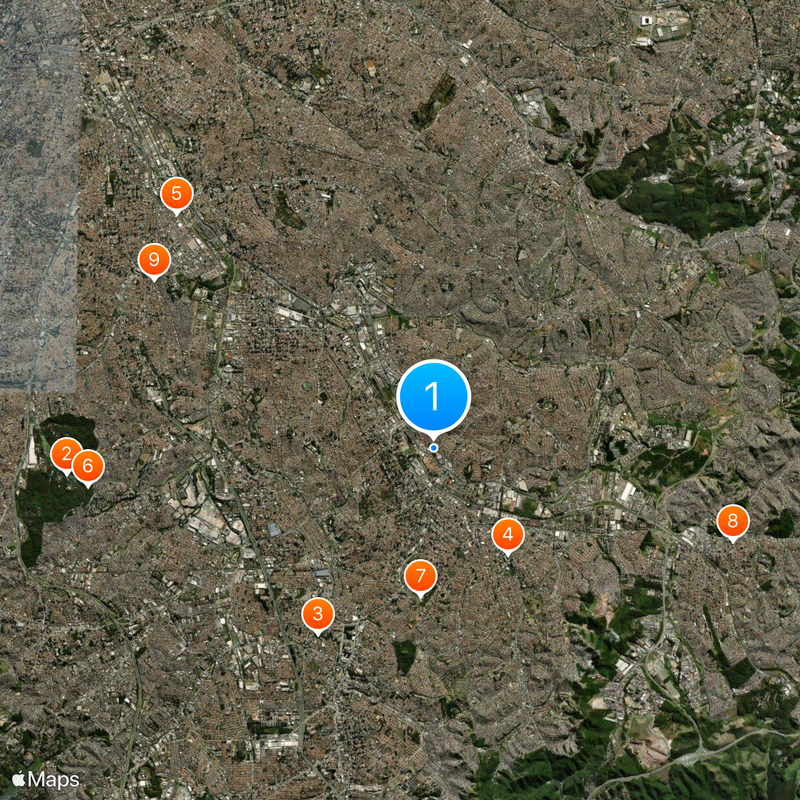 Federal University of ABC Map