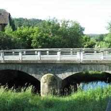 Bridge of road II/120 over the Sedlecký potok in Jesenice