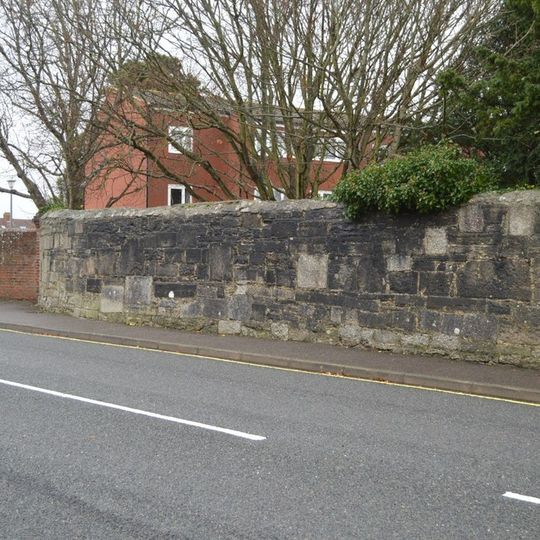 Wall Between Ashburton Road And Stokes Bay Road