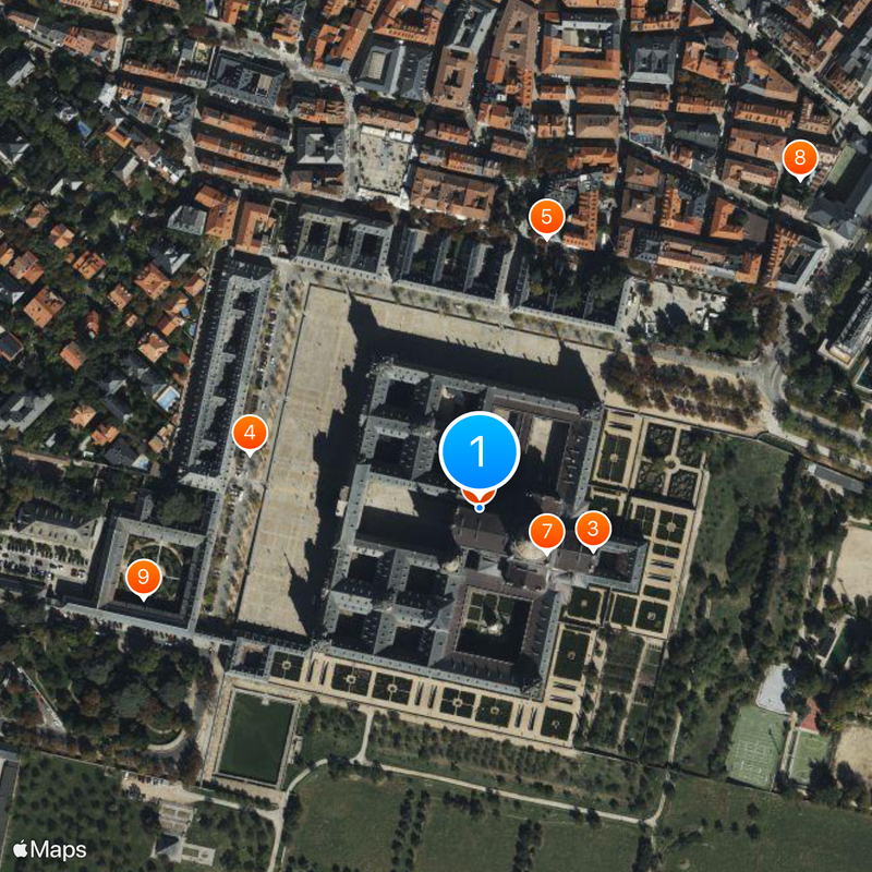 Real Monasterio de San Lorenzo de El Escorial Mapa