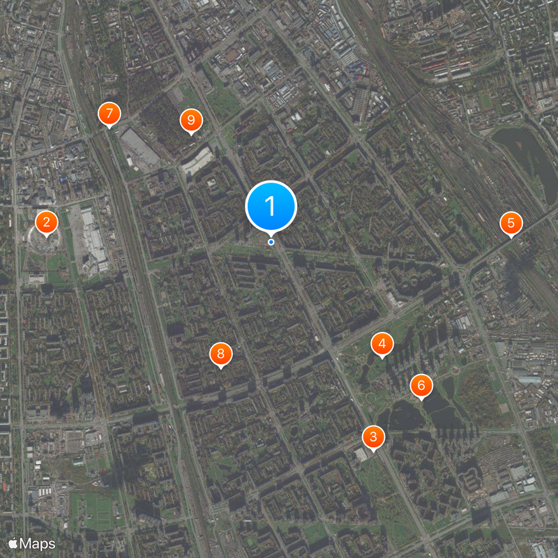 Mezhdunarodnaya metro station Map