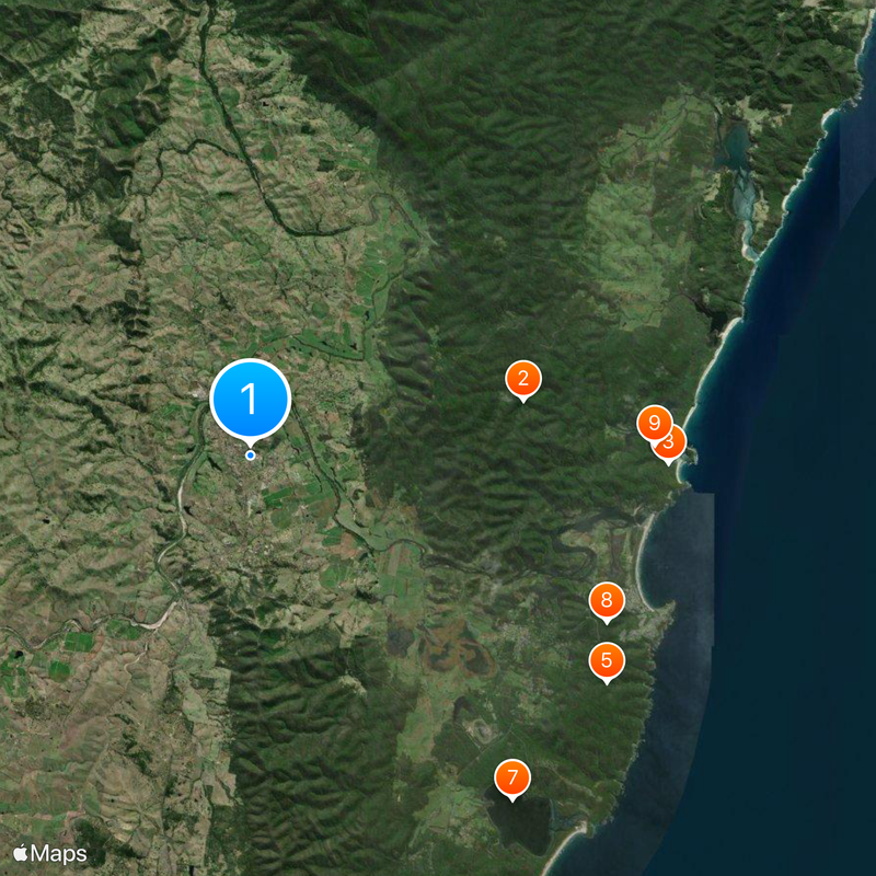 Bega Map