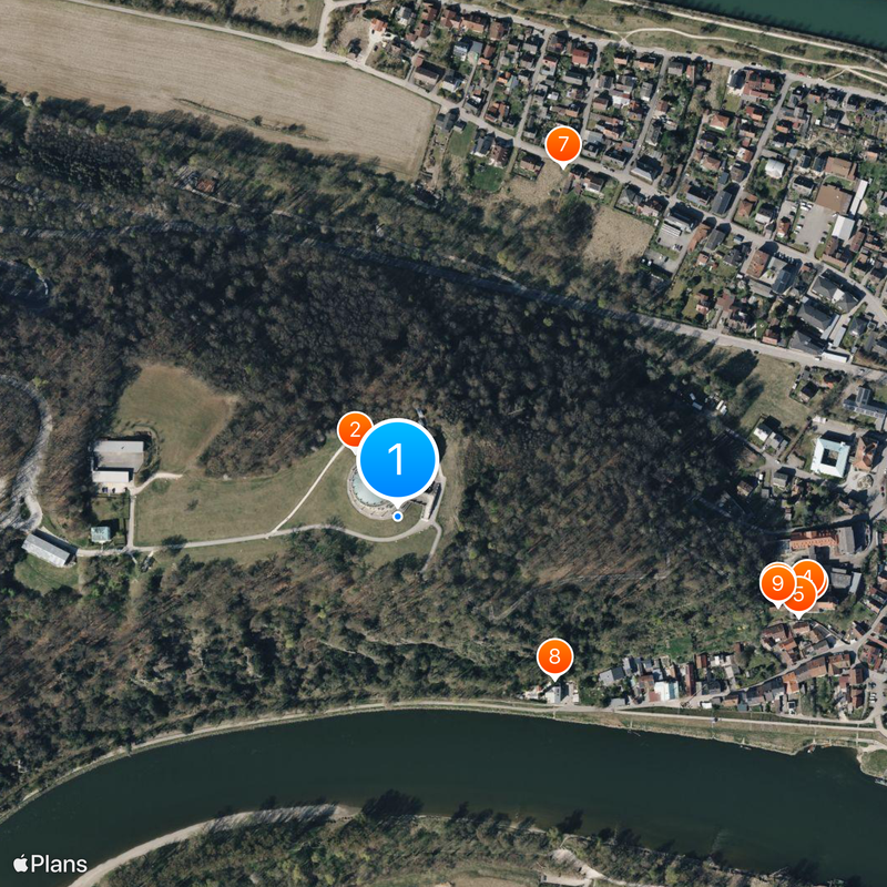 Befreiungshalle Karte