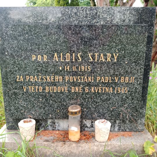 Pomník Aloise Starého v Řepích