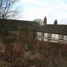 Barn attached at right angles to Stanley Hall