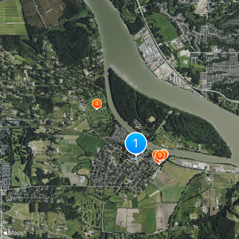 Fort Langley Map