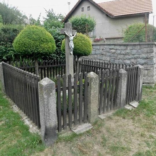 Kříž ve východní části Pavlova