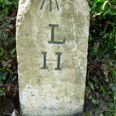 Milestone, near Trussel Bridge