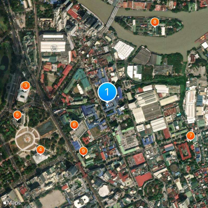 Adamson University Map