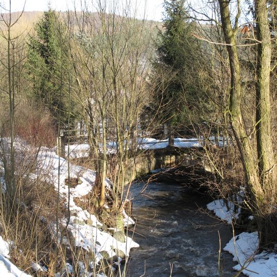 Most příjezdové cesty k čp. 25 ve Stříbrné Skalici