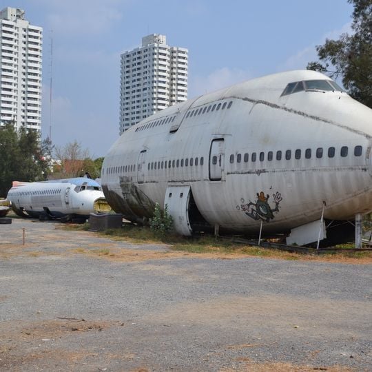 Bangkok airplane graveyard