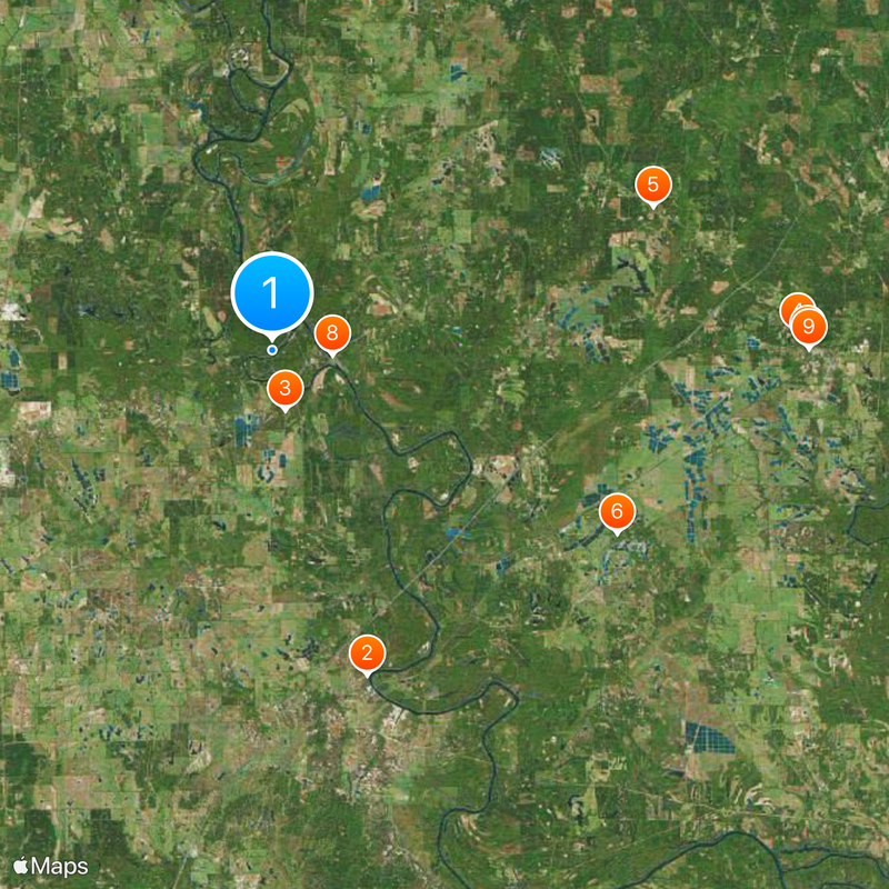 Tennessee-Tombigbee Waterway Map
