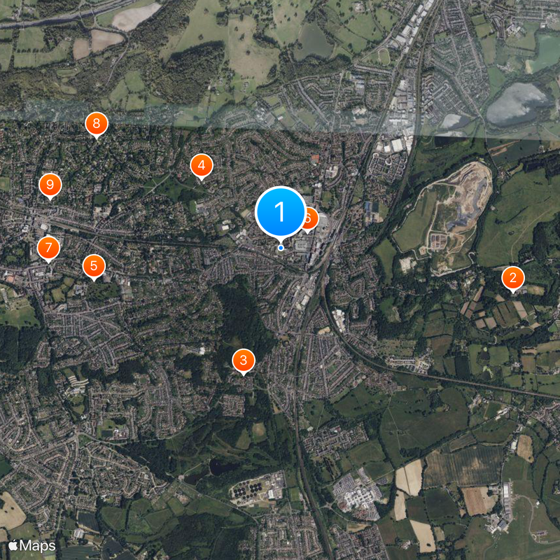 Redhill Map