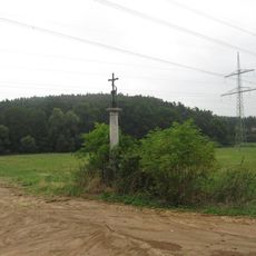 Kříž u Líšiny u zaniklé polní cesty u potoka Merklínka