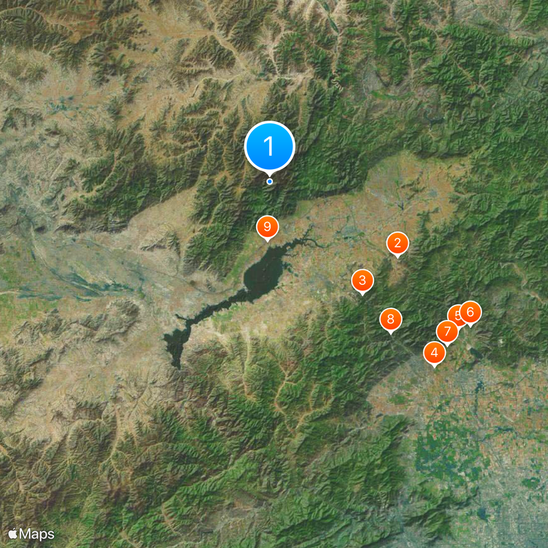 National Alpine Skiing Centre Map