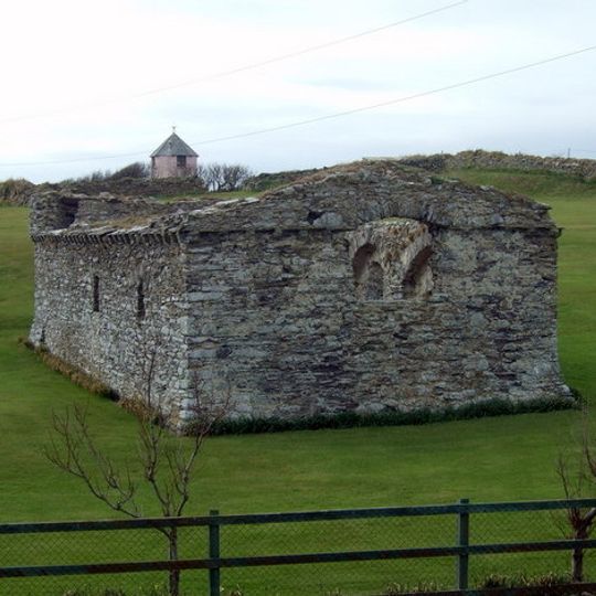 Ruins of St. Justinian's Chapel, Porthstinian