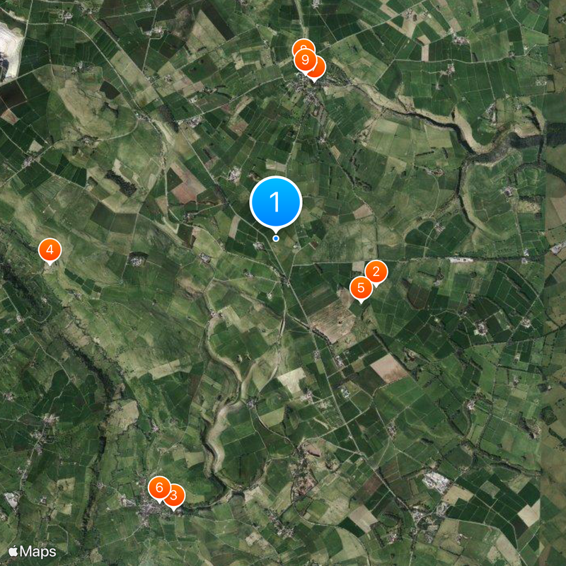 Benty Grange helmet Map