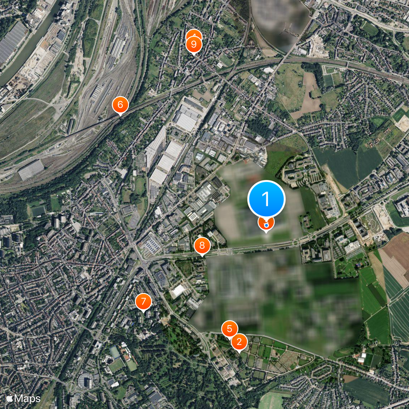 Siedziba główna NATO Mapa