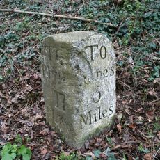 Milestone, 300m NE of turn to Charford Manor Hotel