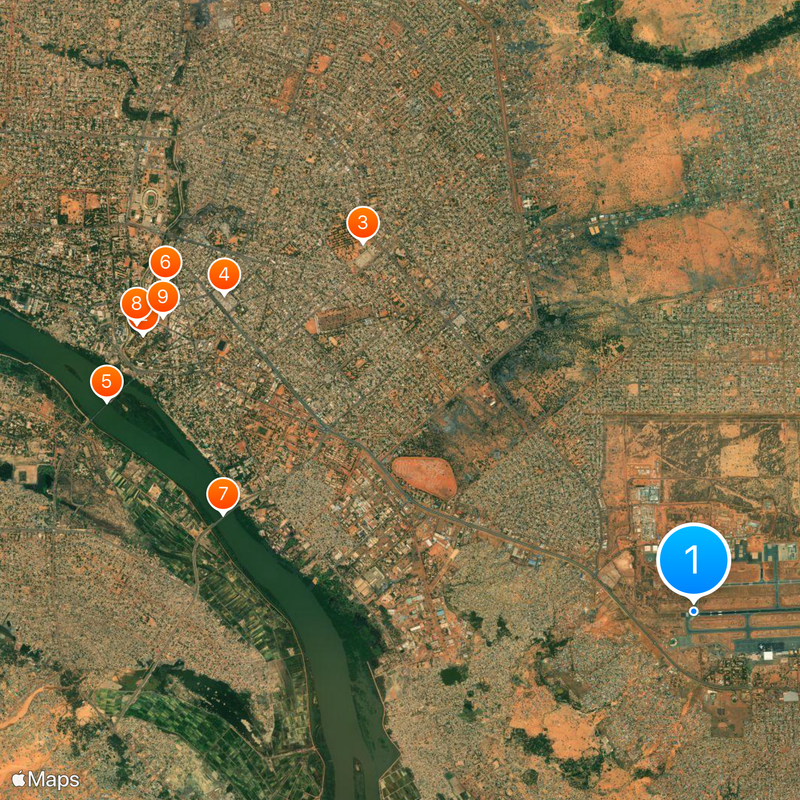 Diori Hamani International Airport Map