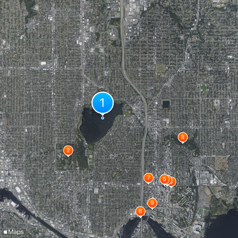 Green Lake Map