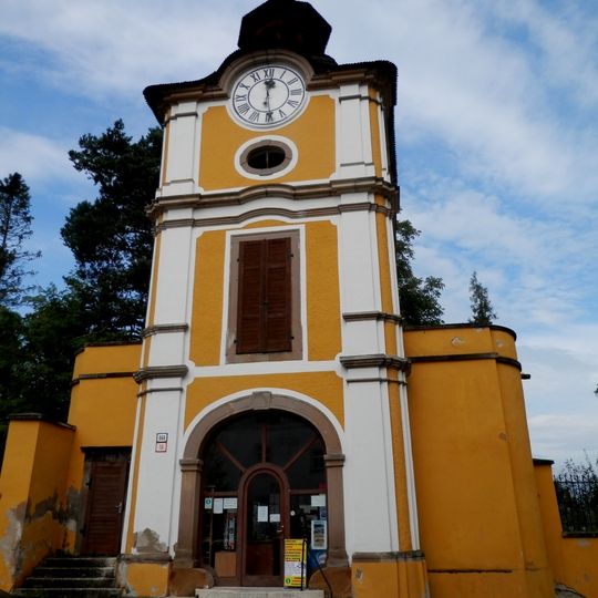 Hodinová veža, brána, poľ. kazat.