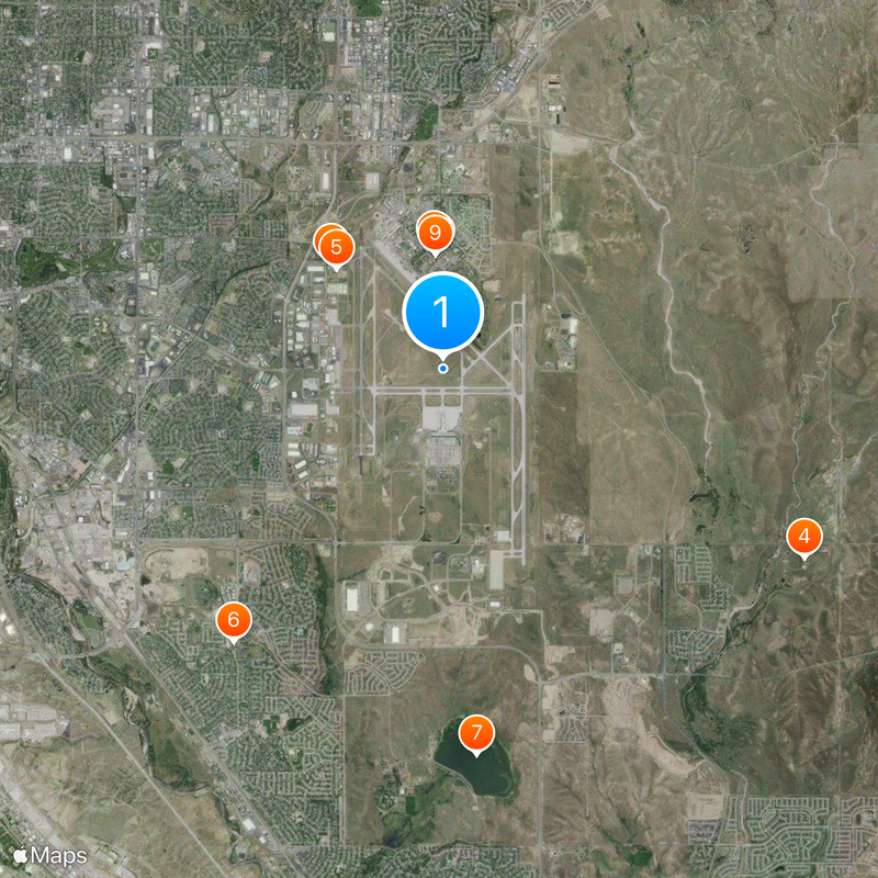Colorado Springs Airport Map