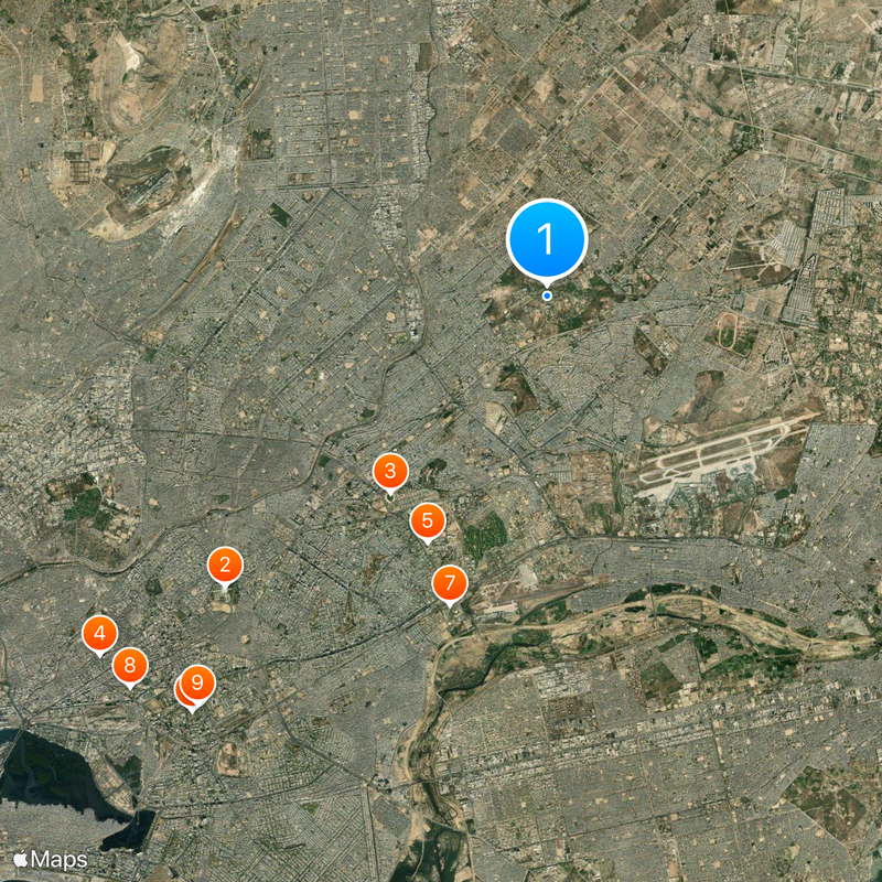University of Karachi Map