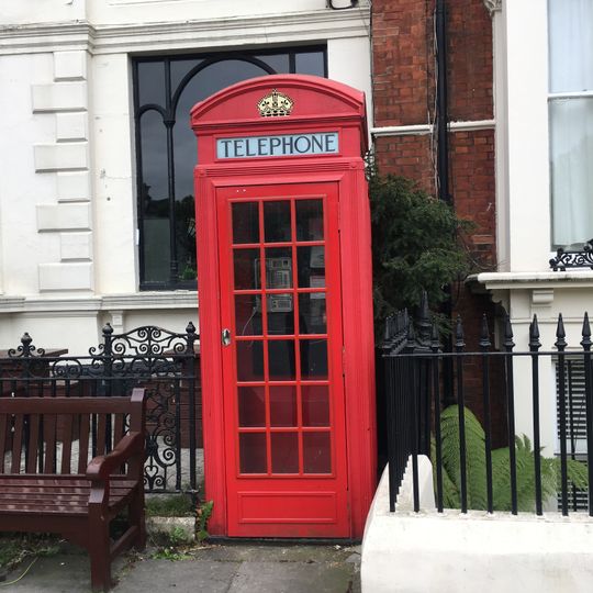 K2 Telephone Kiosk Outside The Warrington Hotel