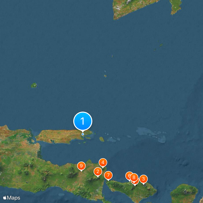Kabupaten de Sumenep Carte