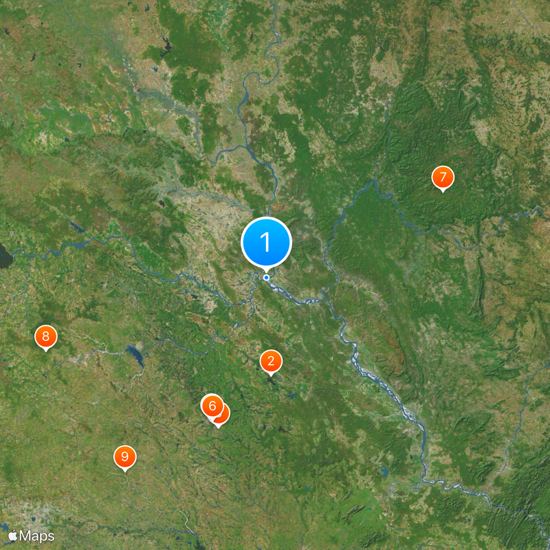 Pranhita River Map