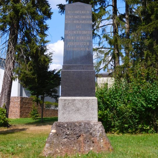 Memorial to Lithuanian dragoons in Trutnov