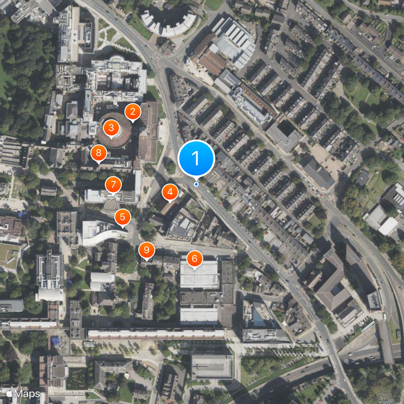 University of Leeds Map