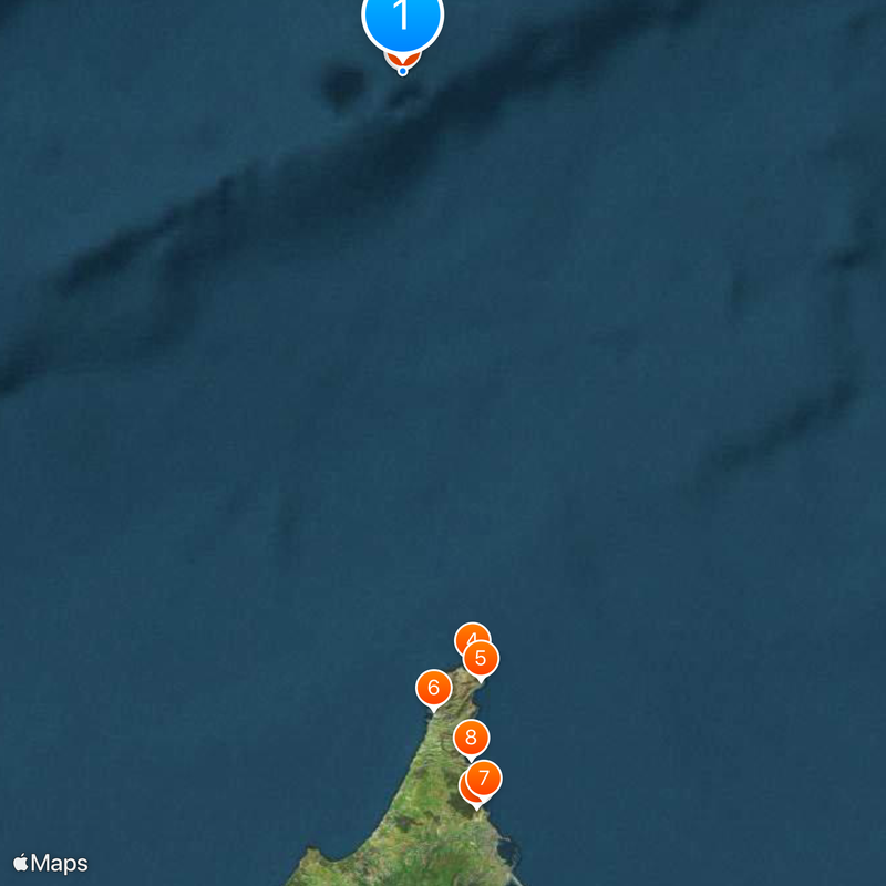 Isla de Alborán Mapa
