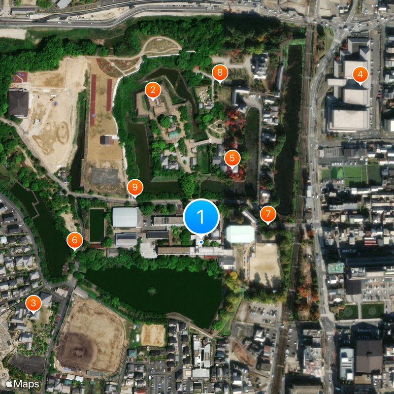 Nara Prefectural Koriyama Senior High School Map